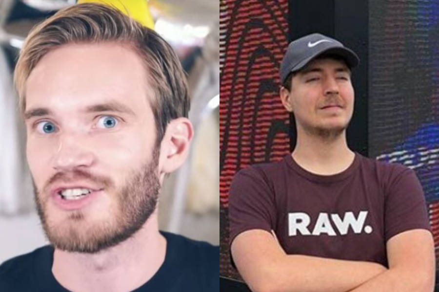 MrBeast And His YouTube Rival PewDiePie